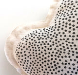 Cloud shaped pillow - Speckled print