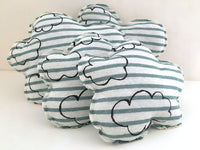 Cloud shaped pillow- Cloud print
