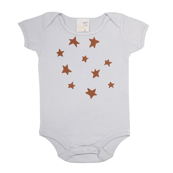 Organic infant one piece- Stars print