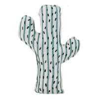 Striped cactus shaped pillow- Cactus spine print