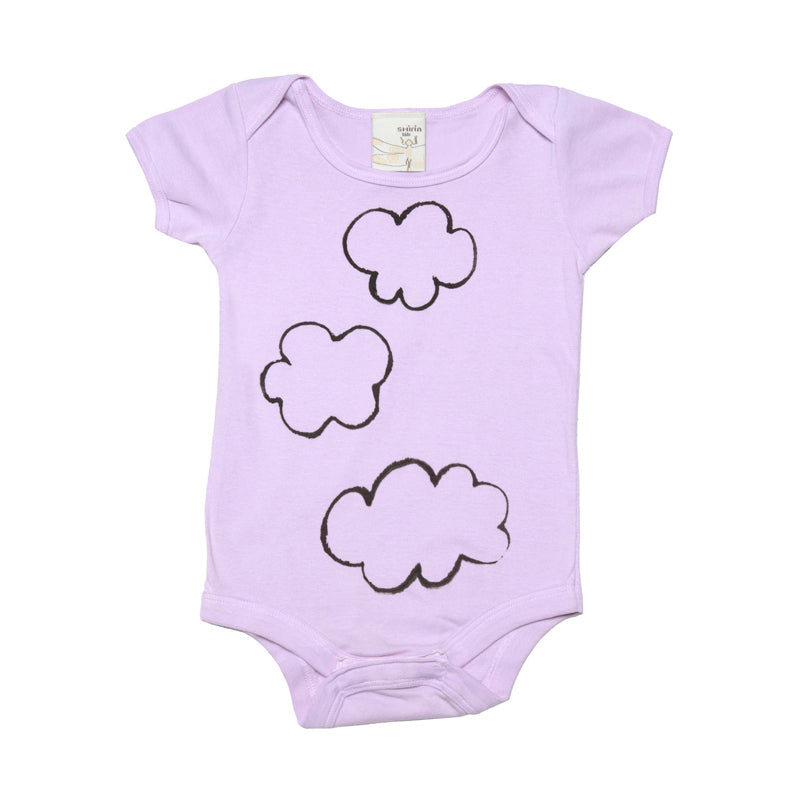 Organic Infant one piece- Cloud print